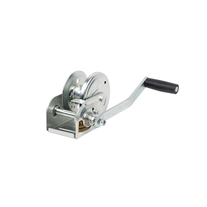 1000LBS Hand Stainless Steel Anchor Boat Trailer Steel Portable Heavy Duty Wire Rope Manual Hand Gear Winch T10X